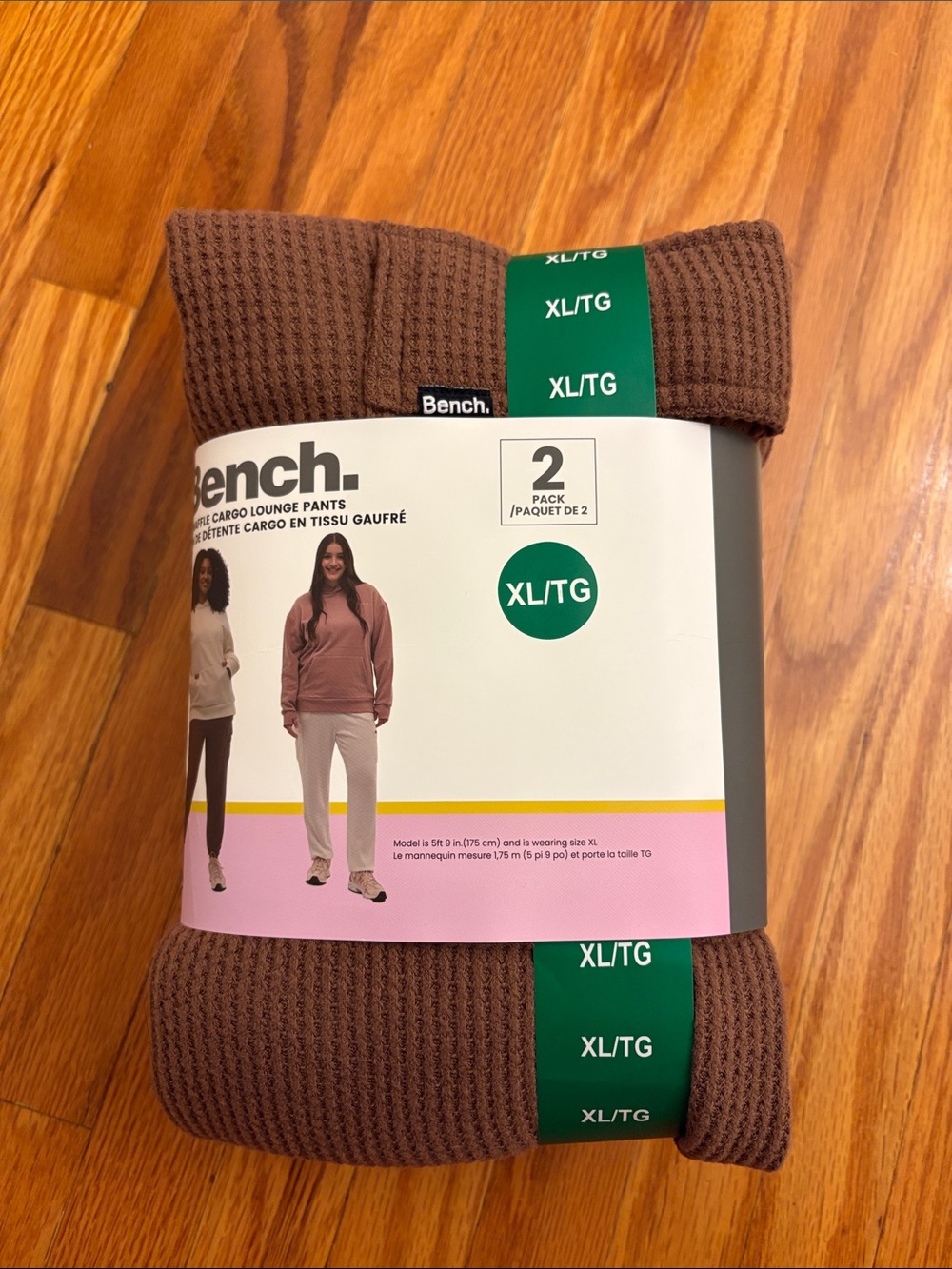 Bench. Brown Waffle Knit Lounge Pants 2-Pack